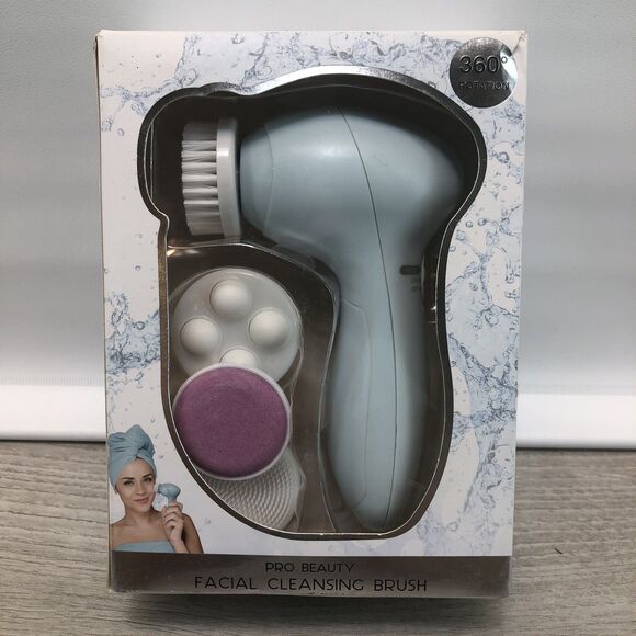 New NIB Pro Beauty Facial  Cleansing Brush With Stand - Picture 1 of 6